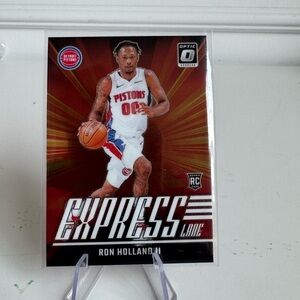 2024 2025 Panini Donruss Optic Prizm Ron Holland II Express Lane Rookie. Mint